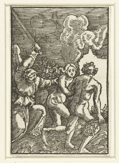 Utvisning från paradiset av Albrecht Altdorfer