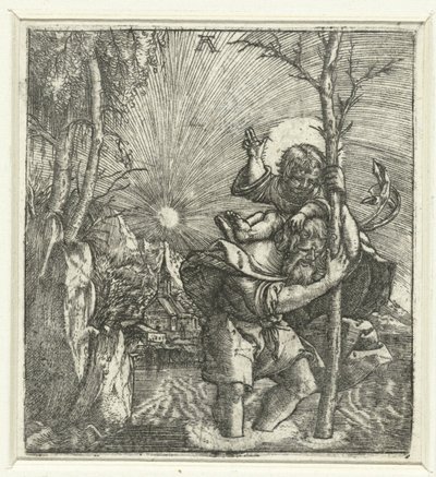 Sankt Christopher av Albrecht Altdorfer