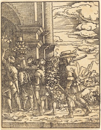 Josua och Kaleb av Albrecht Altdorfer