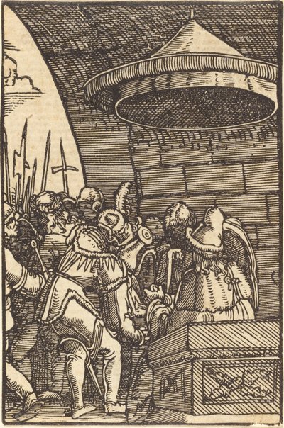 Pilatus som tvättar sina händer av Albrecht Altdorfer