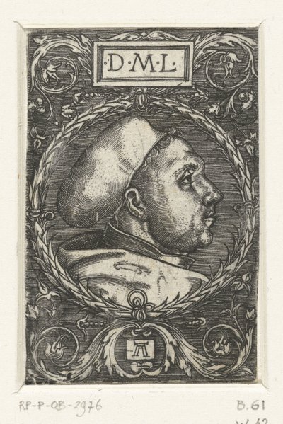 Porträtt av Martin Luther av Albrecht Altdorfer
