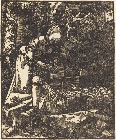 Pyramus och Thisbe av Albrecht Altdorfer