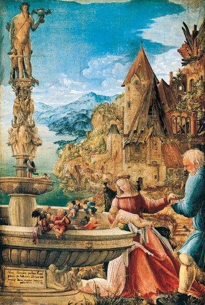 Vila på flykten till Egypten av Albrecht Altdorfer