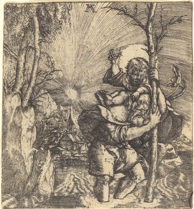 Sankt Christopher av Albrecht Altdorfer