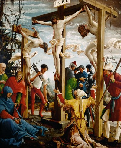Sebastian Altare, höger innerflygel, korsfästelse av Albrecht Altdorfer