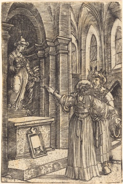 Solomon ber till idolerna av Albrecht Altdorfer