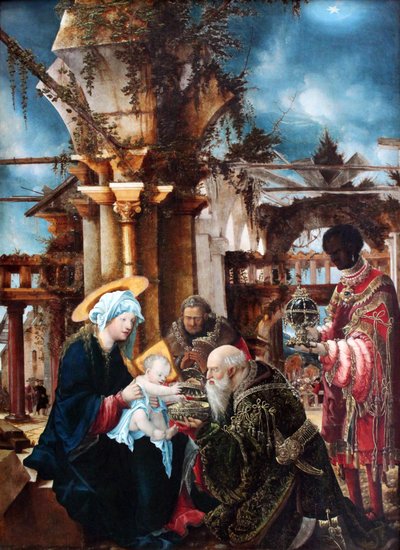 De vise männens tillbedjan av Albrecht Altdorfer