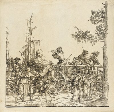 Bagagevagnen av Albrecht Altdorfer