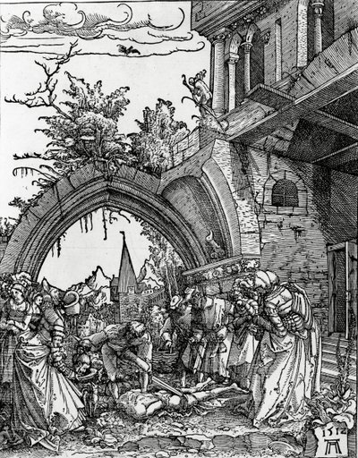 Halshuggningen av Johannes Döparen av Albrecht Altdorfer