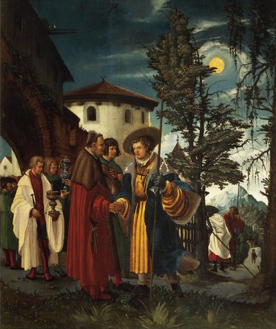 Sankt Florians avfärd av Albrecht Altdorfer