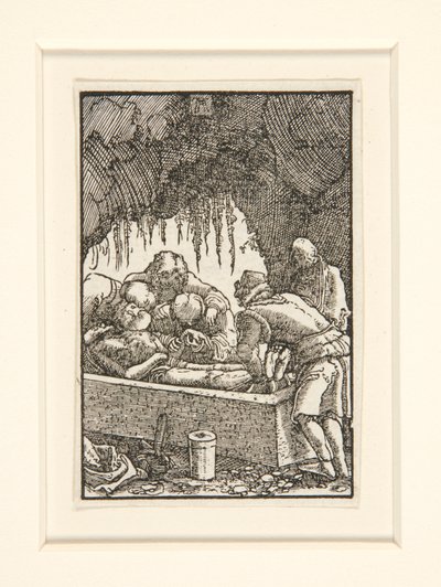 Kristi gravläggning, från serien Människans fall och återlösning av Albrecht Altdorfer