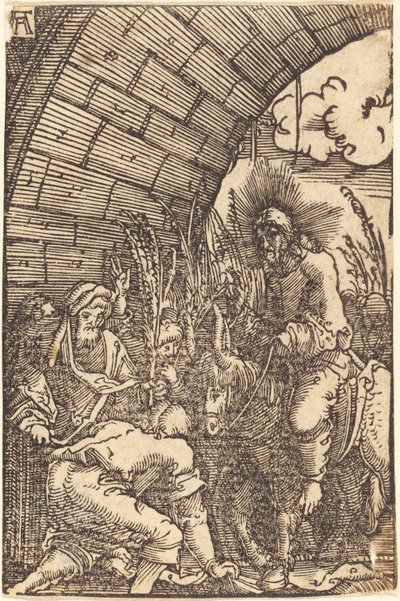 Inträdet i Jerusalem av Albrecht Altdorfer