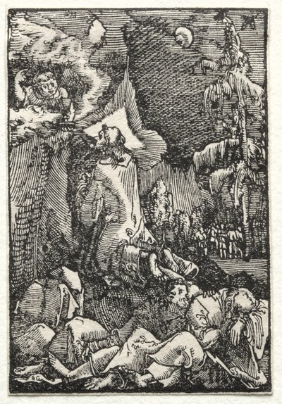 Människans fall och återlösning: Chirst på Oljeberget, ca. 1515. av Albrecht Altdorfer