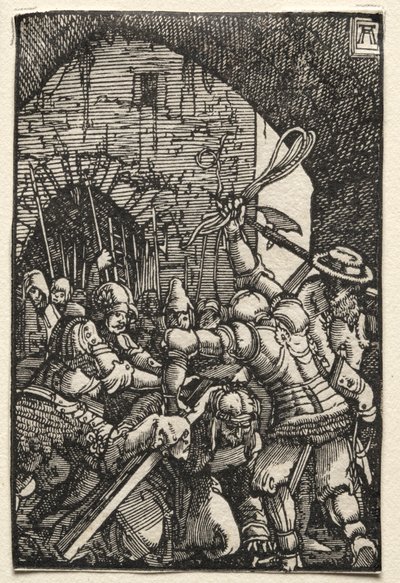 Människans fall och återlösning: Kristus som bär korset av Albrecht Altdorfer