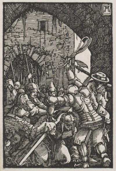 Människans fall och återlösning: Kristus som bär korset av Albrecht Altdorfer
