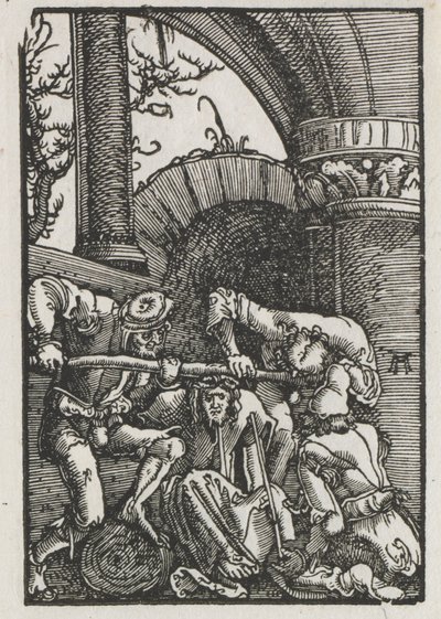 Människans fall och återlösning: Kristus krönt med törnar, ca. 1515. av Albrecht Altdorfer