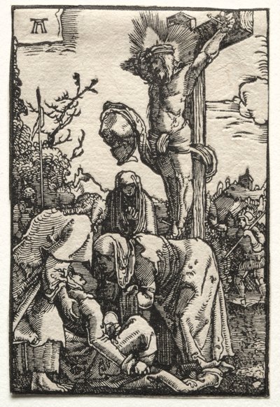 Människans fall och återlösning: Kristus på korset, ca. 1515. av Albrecht Altdorfer