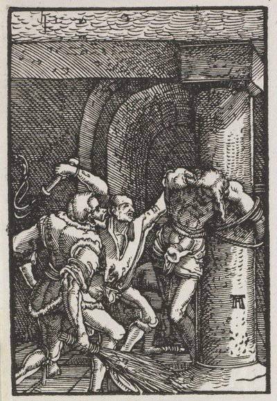Människans fall och återlösning: Kristi flagellation, ca. 1515. av Albrecht Altdorfer