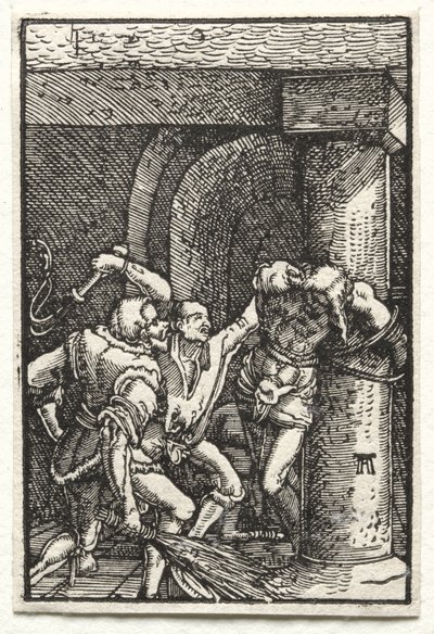 Människans fall och återlösning: Kristi flagellation, ca. 1515. av Albrecht Altdorfer