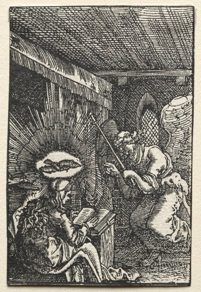 Människans fall och återlösning: tillkännagivandet av Albrecht Altdorfer