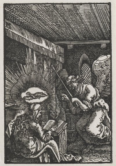 Människans fall och återlösning: tillkännagivandet av Albrecht Altdorfer