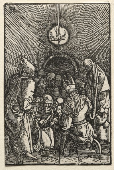 Människans fall och återlösning: Omskärelsen, ca. 1515. av Albrecht Altdorfer