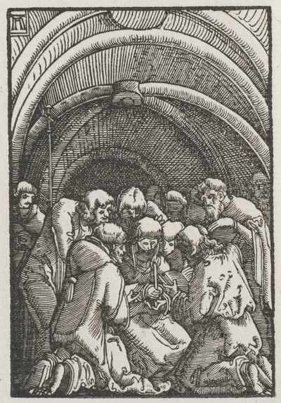 Människans fall och återlösning: Jungfruns död av Albrecht Altdorfer