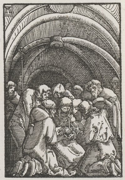 Människans fall och återlösning: Jungfruns död, ca. 1515. av Albrecht Altdorfer
