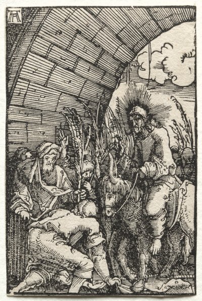 Människans fall och återlösning: Inträdet i Jerusalem, ca. 1515. av Albrecht Altdorfer