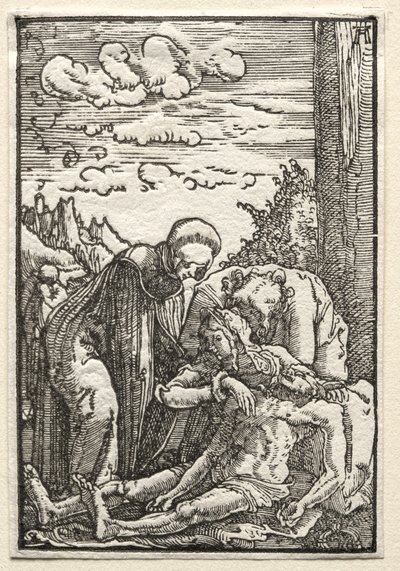 The Fall and Redemption of Man: The Lamentation under the Cross, ca. 1515. av Albrecht Altdorfer