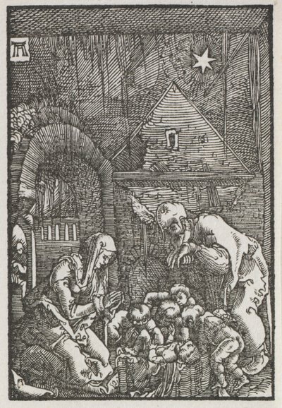 Människans fall och återlösning: Födelsekyrkan av Albrecht Altdorfer