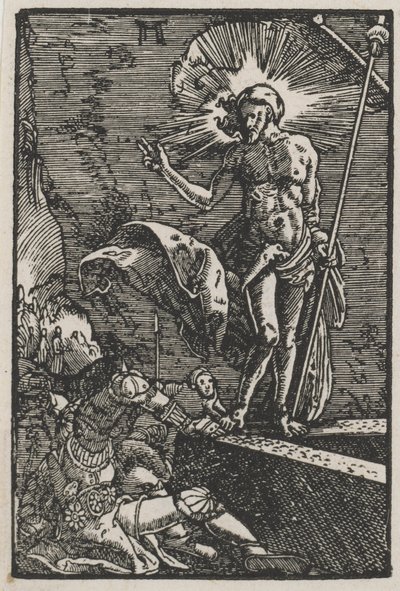 Människans fall och återlösning: Uppståndelsen av Albrecht Altdorfer
