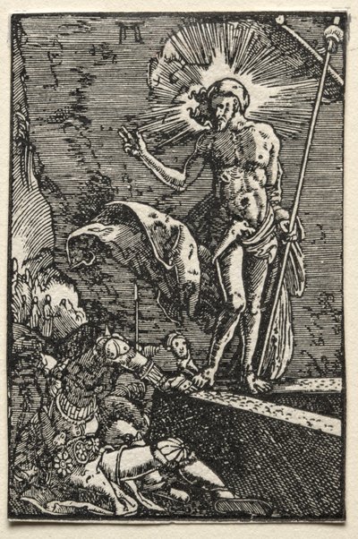 Människans fall och återlösning: Uppståndelsen, ca. 1515. av Albrecht Altdorfer