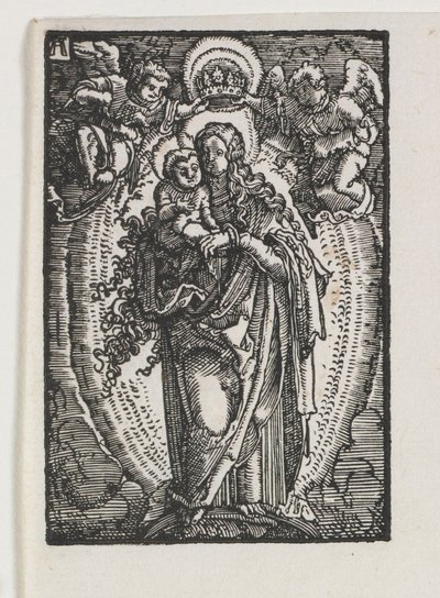 Människans fall och återlösning: Jungfrun som himlens drottning, ca. 1513. av Albrecht Altdorfer