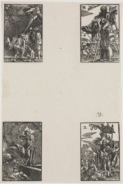 Människans fall och återlösning, ca. 1515. av Albrecht Altdorfer