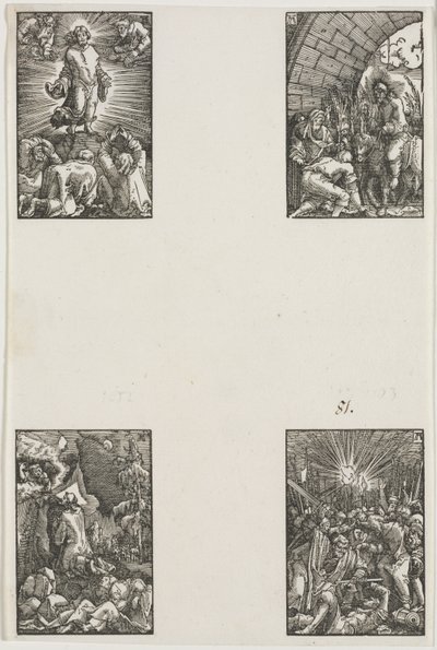 Människans fall och återlösning, ca. 1515. av Albrecht Altdorfer