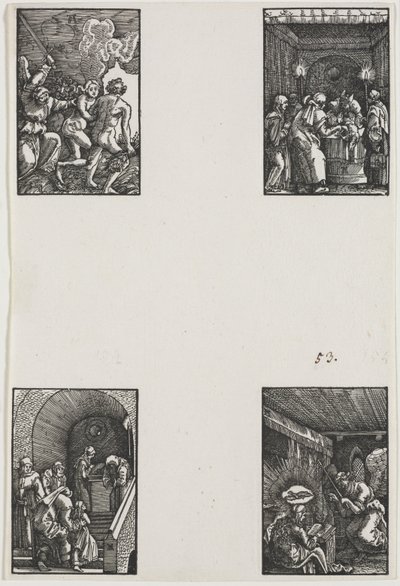 Människans fall och återlösning, ca. 1515. av Albrecht Altdorfer