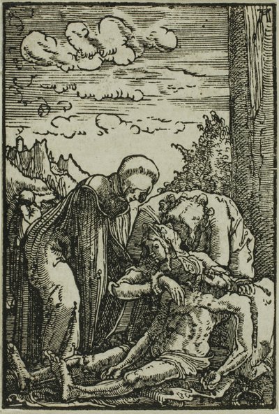 Jungfruns klagan, från Människans fall och återlösning av Albrecht Altdorfer