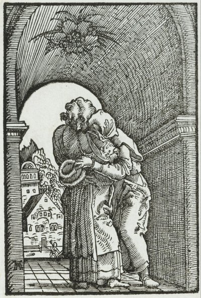 Mötet mellan Joachim och Anne av Albrecht Altdorfer