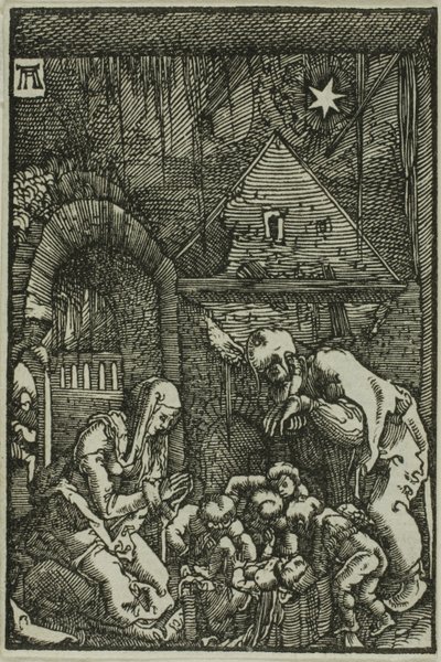 The Nativity, från The Fall and Redemption of Man av Albrecht Altdorfer