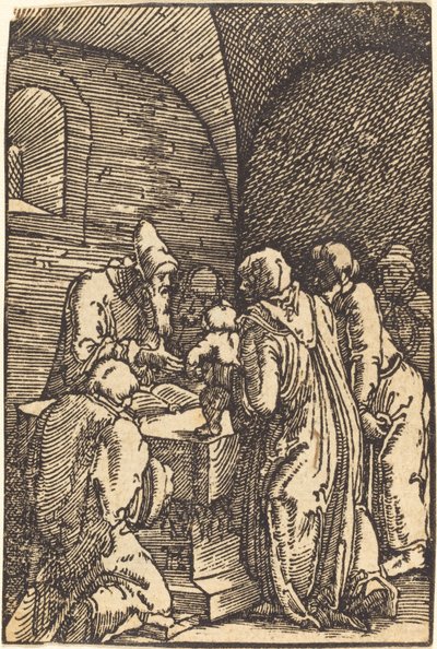 Presentationen av Kristus i templet av Albrecht Altdorfer