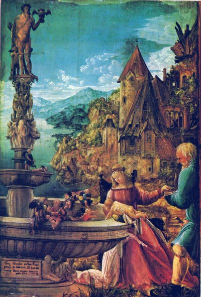 Resten på flykten till Egypten av Albrecht Altdorfer