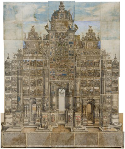 Kejsar Maximilian I:s triumfbåge av Albrecht Altdorfer