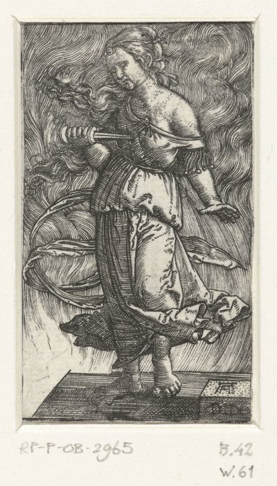 Didos självmord Dido (titel på objekt) av Albrecht Altdorfer