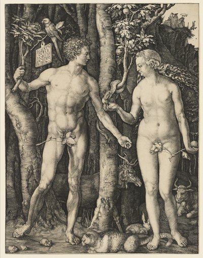 Adam och Eva, 1504 av Albrecht Dürer