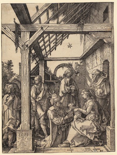 Trehungarnas tillbedjan av Albrecht Dürer