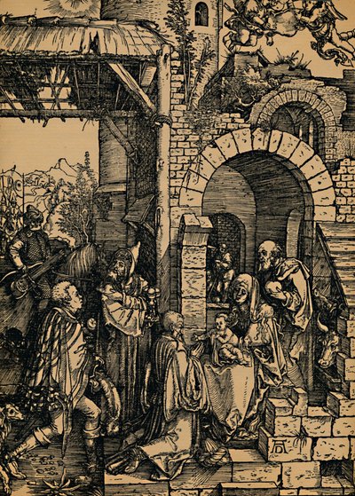 Adoration of the Kings, Adoration of the Kings, 1503-1504. av Albrecht Dürer