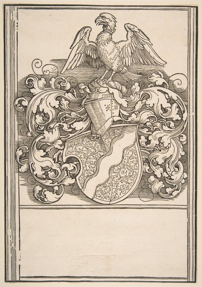 Vapen av Michel Beheim.n.d. av Albrecht Dürer