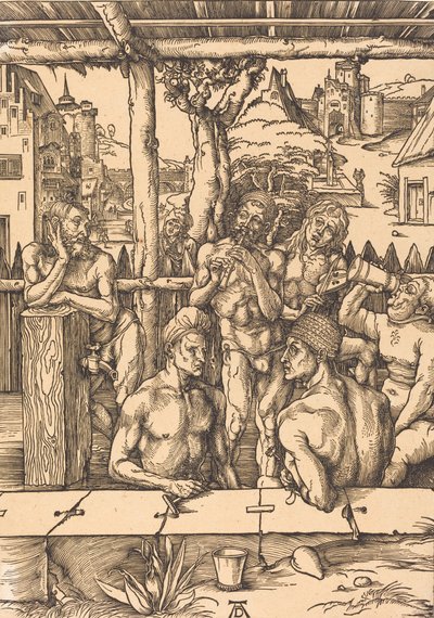 Badhus, ca. 14961497. av Albrecht Dürer