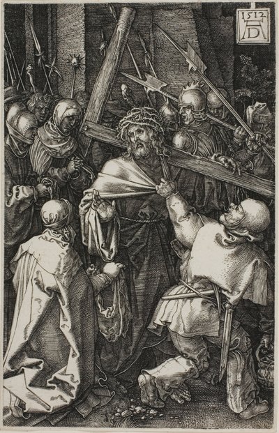 Bearing of the Cross, från The Engraved Passion av Albrecht Dürer